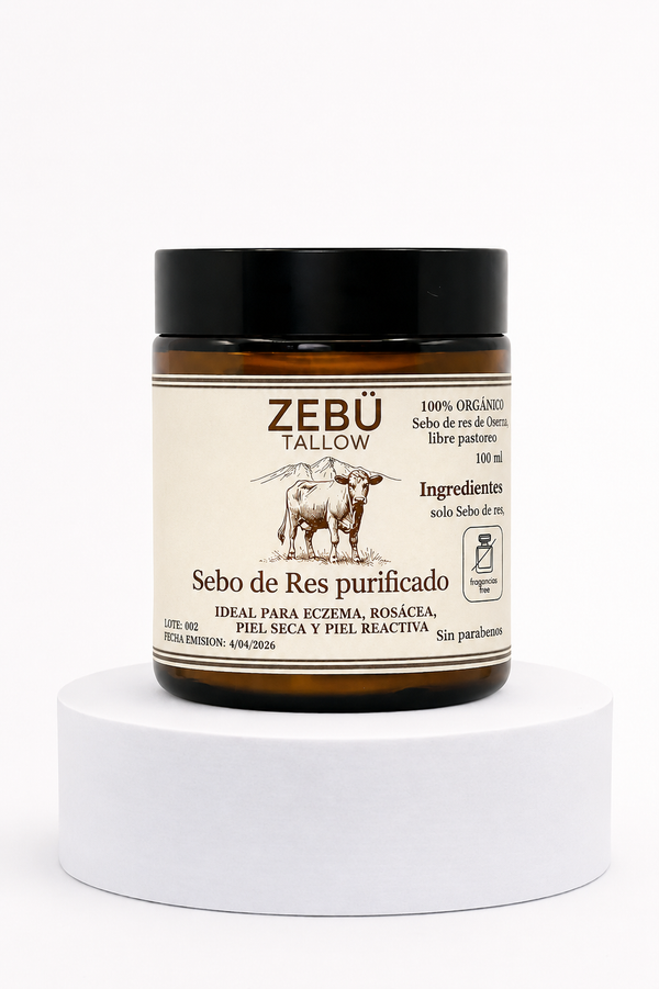 Sebo de Res Purificado - Sin Aroma 100 ml