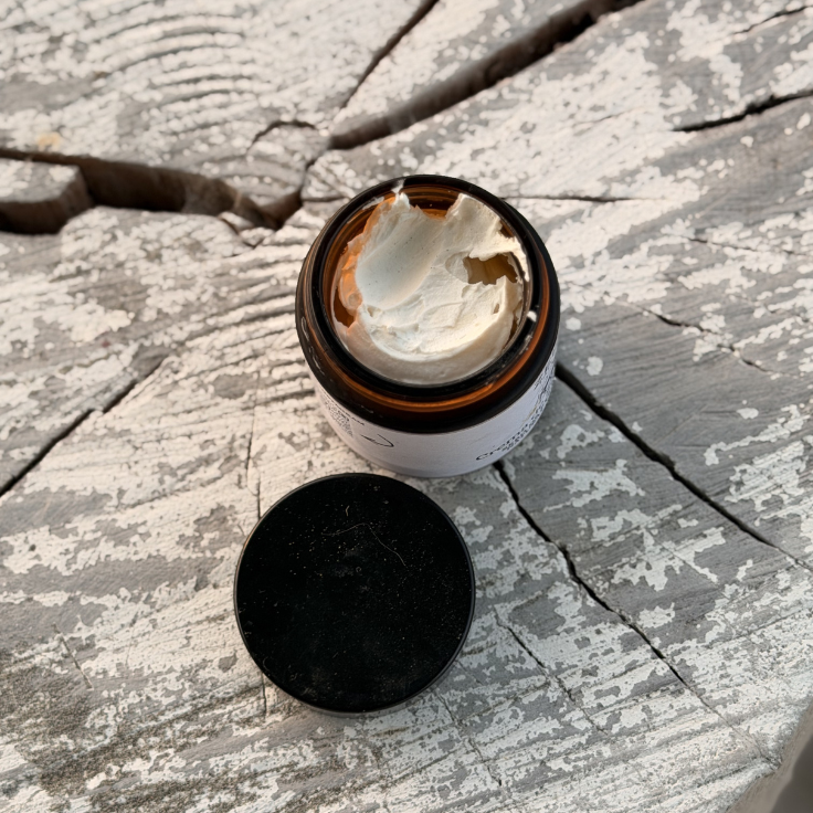 Óleo de Sebo de Res en Jazmín + Aceite de Jojoba, Rosa Mosqueta y Vitamina E
